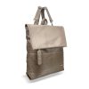 Zellia Hz-122  női bronz hátizsák 38 x 35 x 10 cm