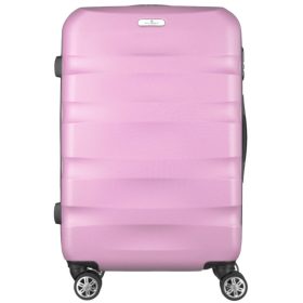   Peterson rózsaszín színű, keményfalú bőrönd 58 × 38 × 20 cm