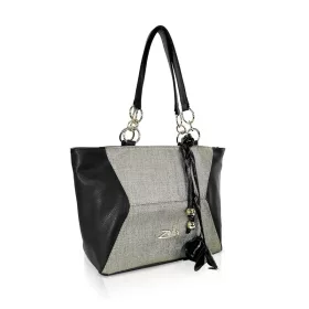   Zellia 26071 Ch fekete-arany válltáska, oldalpánttal 39 x 27 x 15 cm