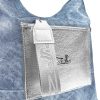 Zellia Női Válltáska/Hátizsáká Alakítható 19010 Jeans Blue - Kék-Ezüst