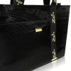 Zellia ZVN22023 Ryz fekete női válltáska 37 × 30 × 12 cm