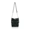 Zellia 25096 D2 fekete női oldaltáska, bucket bag 23 x 19,5 x 7,5 cm