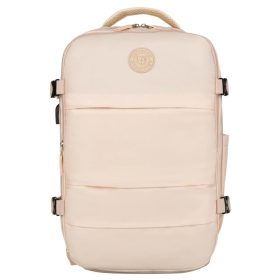   Peterson bézs Ryanair-Wizzair poggyász hátizsák, 40 × 30 × 20 cm
