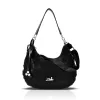 Zellia 26076 Rimini 2 fekete női hobo válltáska 40 x 35 x 10 cm