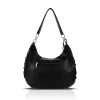 Zellia 26076 Rimini 2 fekete női hobo válltáska 40 x 35 x 10 cm