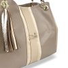 Zellia 24077 taupe női válltáska - Ryz2 - 35 x 30 x 13 cm