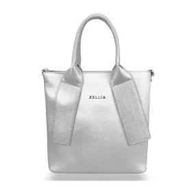 Zellia H728  női ezüst kézitáska 26 x 25 x 14 cm