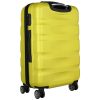Peterson sárga színű, keményfalú bőrönd 58 × 38 × 20 cm