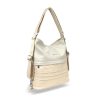 Zellia Női Válltáska/Hátizsáká Alakítható Hz-111 Beige-Arany - Y678 -