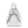 Zellia Zvn24003 Ezüst - Shiny Waves -női hátizsák 34 x 27 x 13 cm