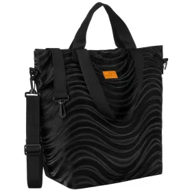   Rovicky R-Tz15605-2462 Black W05 fekete mintás shopper táska 49 x 40 x 18 cm