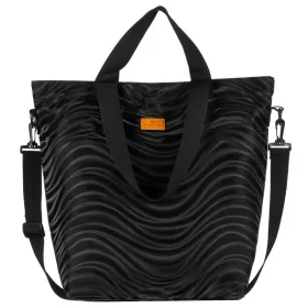   Rovicky R-Tz15605-2462 Black W05 fekete mintás shopper táska 49 x 40 x 18 cm