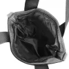 Zellia 21020 Fekete-grafit velúr női válltáska, oldalpántal 30 x 28 x 8 cm