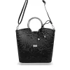Zellia Zvn22030 női fekete kézitáska 23-29 x 24,5 x 13 cm