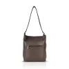 Zellia ZVN26006 Zamsz barna női női válltáska 30 × 27 × 13 cm