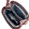 Zellia ZVN26006 Zamsz barna női női válltáska 30 × 27 × 13 cm