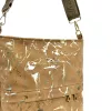 Zellia Zlb274 női taupe- arany márványos mintázatú oldaltáska 28 x 26 x 6 cm