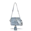 Zellia 25203 Jeans Blue női válltáska,oldalpánttal 24 x 21 x 10 cm