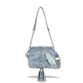   Zellia 25203 Jeans Blue női válltáska,oldalpánttal 24 x 21 x 10 cm