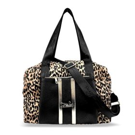 Zellia párduc mintás női sporttáska 30 × 40 cm