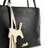 Zellia 26061 Brw fekete női válltáska 35 × 32 × 13 cm