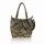 Zellia Zlb475 Python bronz-ezüst női válltáska, oldaltáska 34 x 29 x 14 cm