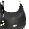 Zellia 26076 Groove fekete-grafit hobo válltáska 40 x 35 x 10 cm