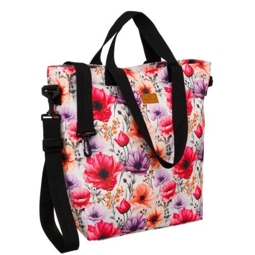 Rovicky R-TZ15605-9891 S11 rózsaszín mintás női shopper táska 49 x 40 x 18 cm