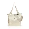 Zellia ZLB451 Ch rosegold-bézs női válltáska 32 × 31 × 11 cm