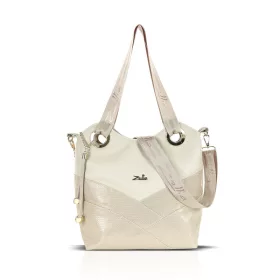   Zellia ZLB451 Ch rosegold-bézs női válltáska 32 × 31 × 11 cm