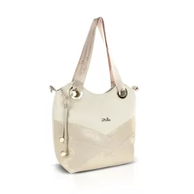   Zellia ZLB451 Ch rosegold-bézs női válltáska 32 × 31 × 11 cm
