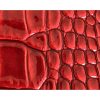 Peterson átkapcsos, croco mintás, piros női lakk bőr pénztárca RFID 16×10 cm