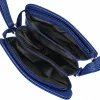 Zellia ZVN22004 farmerkék női oldaltáska, crossbody 21 × 18 × 6 cm