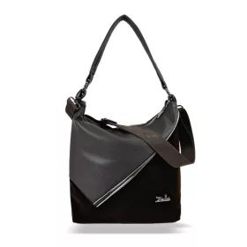   Zellia Zlb332 sötét barna női válltáska 30 x 25 x 12,5 cm