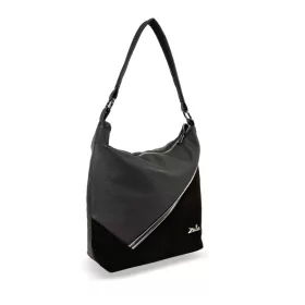   Zellia Zlb332 sötét barna női válltáska 30 x 25 x 12,5 cm