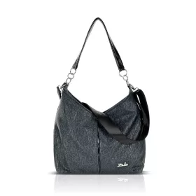   Zellia ZLB471 Groove grafit női válltáska 34 × 33 × 7 cm