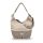Zellia 21066 taupe női válltáska, oldaltáska 40 x 30 x 15 cm
