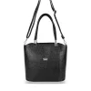 Zellia Zvn25003 fekete csillogó kézitáska 31 x 25,5 x 13 cm