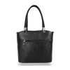 Zellia Zvn25003 fekete csillogó kézitáska 31 x 25,5 x 13 cm