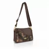 Zellia ZLB479 barna-bronz női oldaltáska 25 × 17 × 9 cm