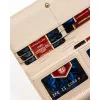 Peterson Ptn 42100-Sbr-7365 női, bézs bőr pénztárca 19,5 x 10 cm