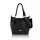 Zellia Zlb475 Mesh fekete női válltáska, oldaltáska 34 x 29 x 14 cm