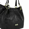 Zellia Zlb475 Mesh fekete női válltáska, oldaltáska 34 x 29 x 14 cm
