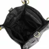 Zellia Zlb475 Mesh fekete női válltáska, oldaltáska 34 x 29 x 14 cm