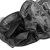 Zellia 24147F fekete-arany női hátitáska, hátizsák virágdísszel 32 x 29 x 13 cm