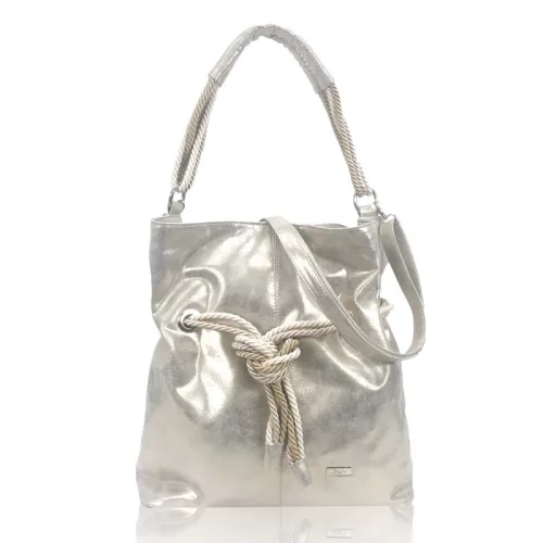 Zellia C156 Monaco pezsgőszínű női válltáska 38 x 35 x 12 cm
