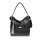 Zellia fekete női válltáska, crossbody  24151 32 x 30 x 14 cm