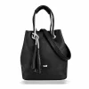 Zellia C200 fekete női válltáska 30 × 25 × 19 cm