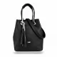 Zellia C200 fekete női válltáska 30 × 25 × 19 cm