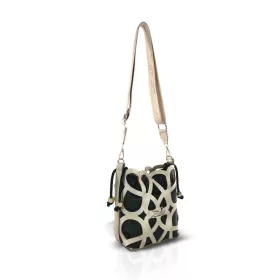   Zellia 25096 arany-fekete női oldaltáska, bucketbag 23 x 19,5 x 7,5 cm